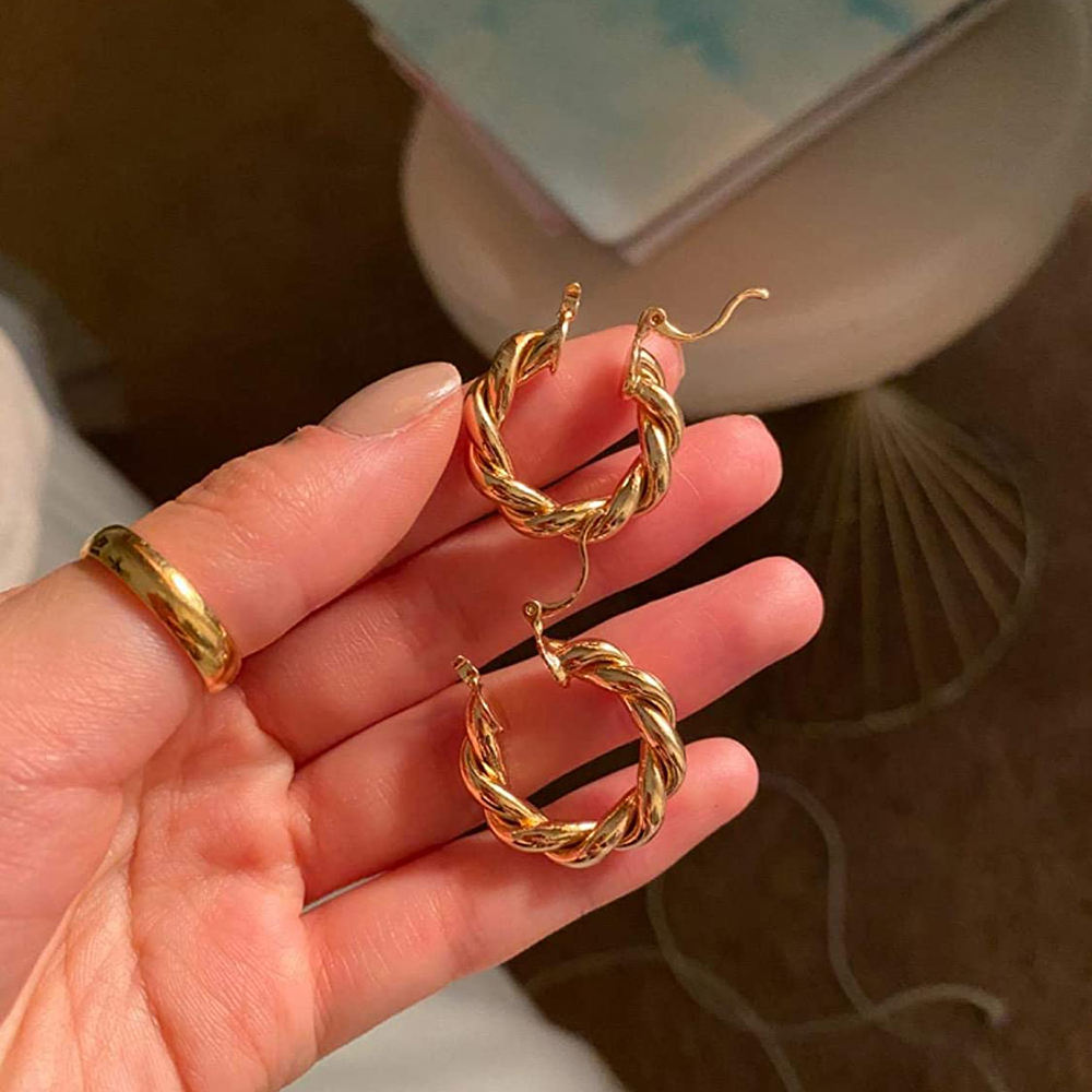 Twisted Texture Earrings