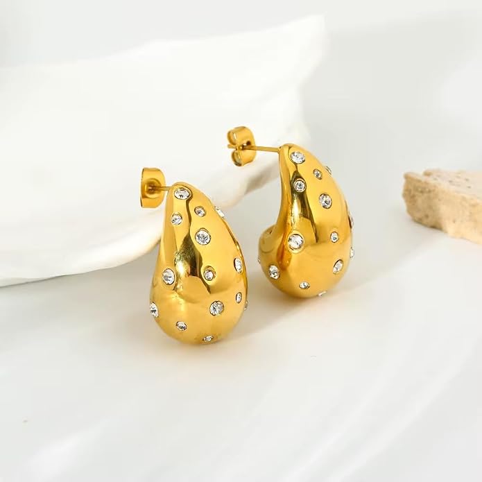 Gold Chunky Earrings