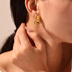 Gold Multiple Knot Earrings