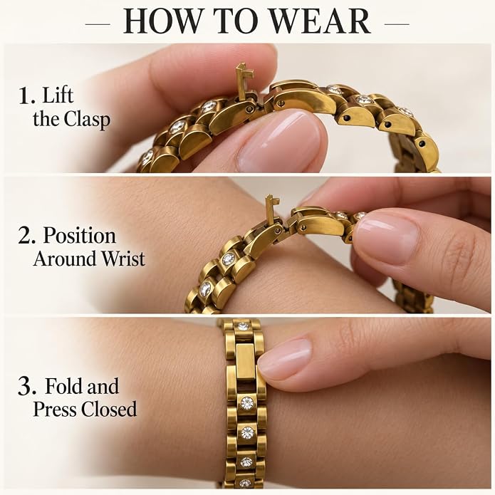 18K Gold Plated Stainless Steel Bracelet