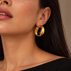 Gold Sculptural Earrings