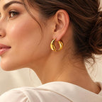 Gold Sculptural Earrings