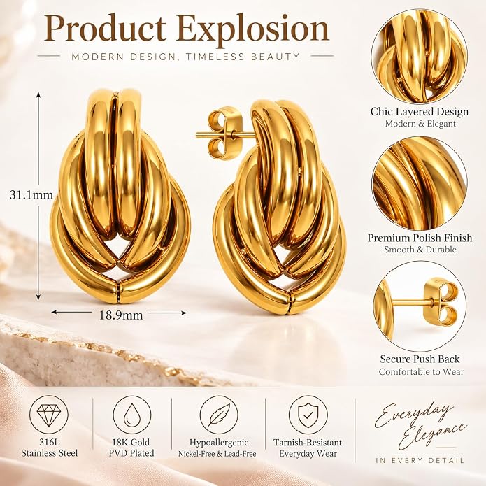 Gold Layered Studs