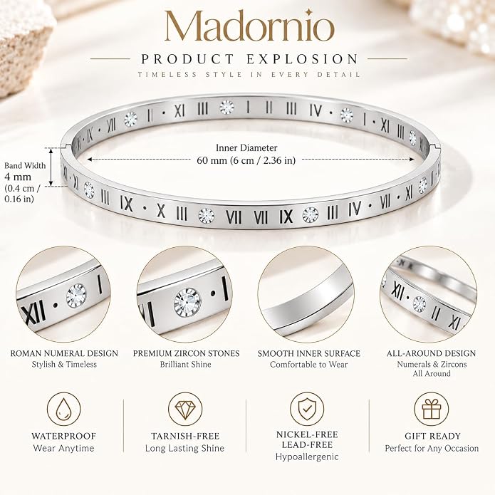 Silver Roman Numbers