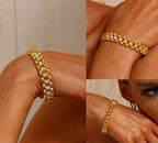 18K Gold Plated Stainless Steel Bracelet