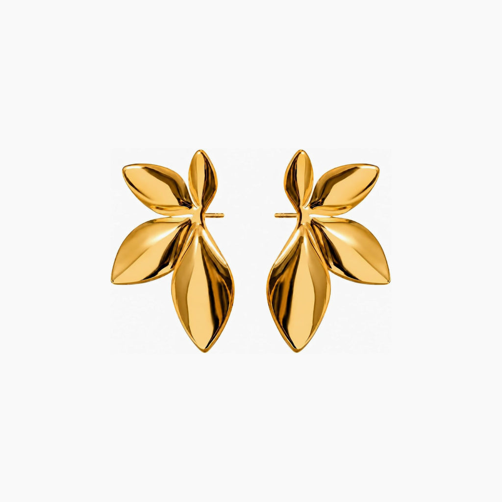 Gold Leaf Earring