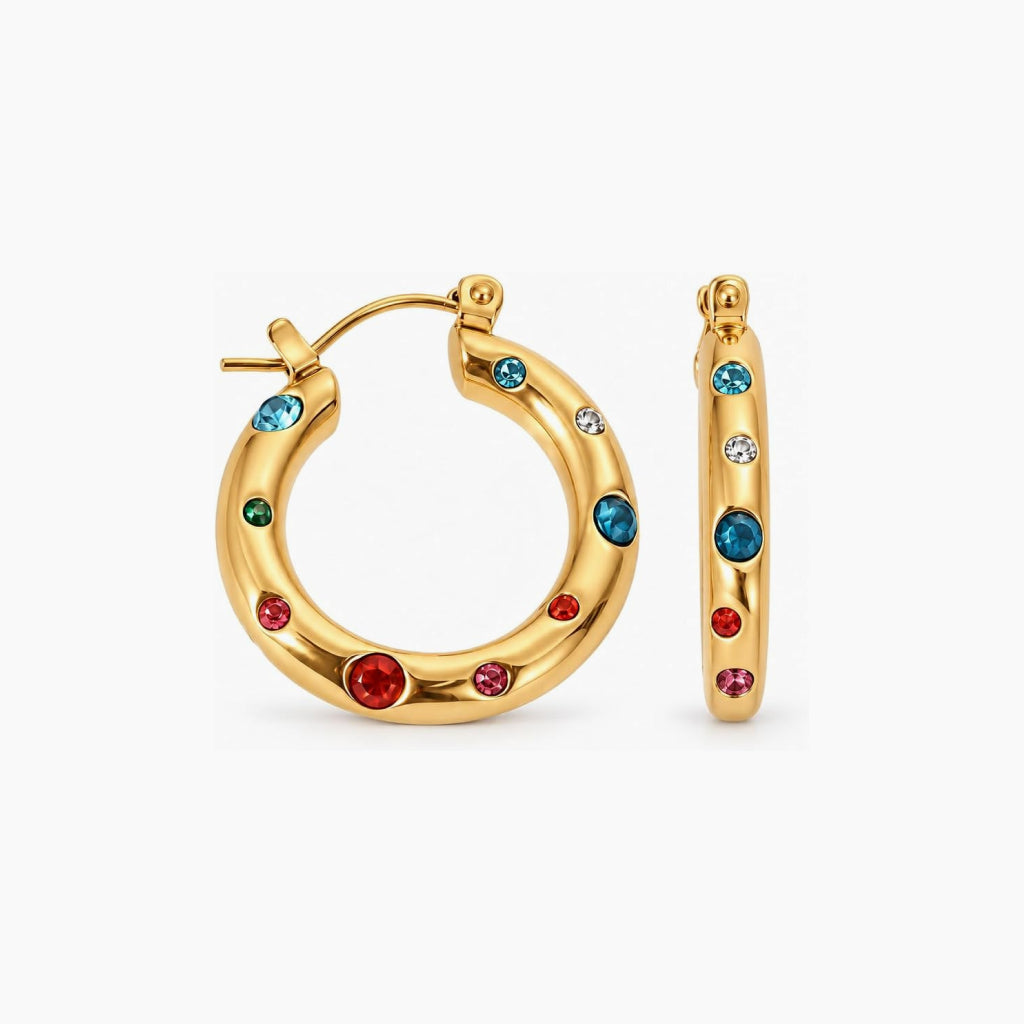Gold CZ Multi-color