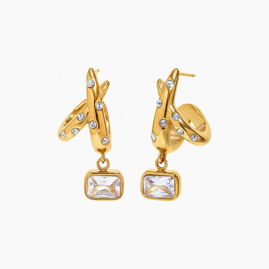 Gold Dangle Earrings