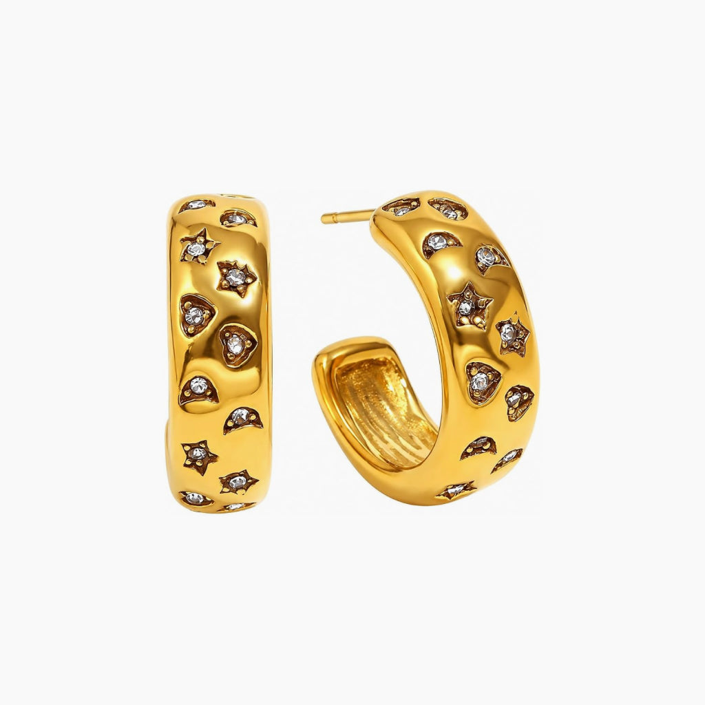 CZ Star Heart