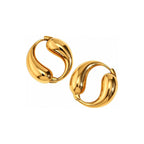 Gold Sculptural Earrings