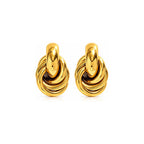 Gold Multiple Knot Earrings