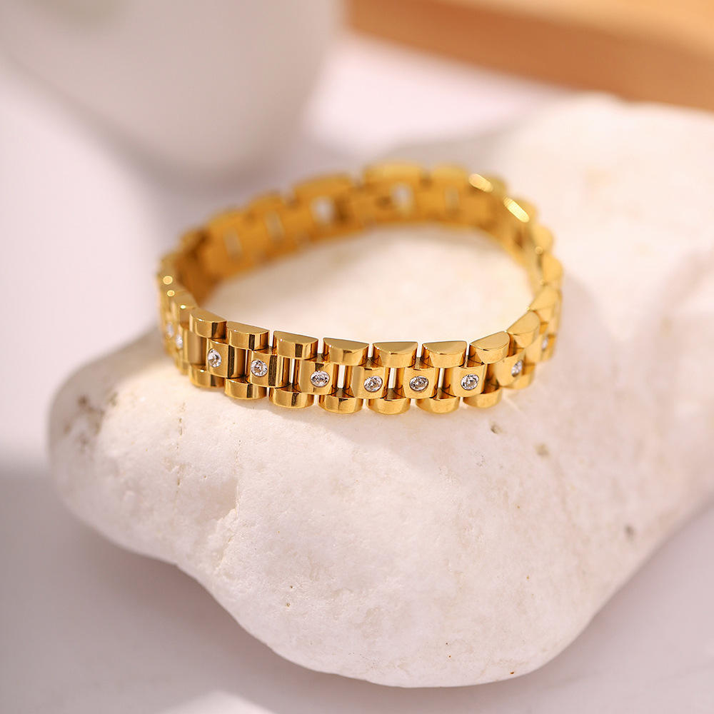 Studded Zircon Bracelet