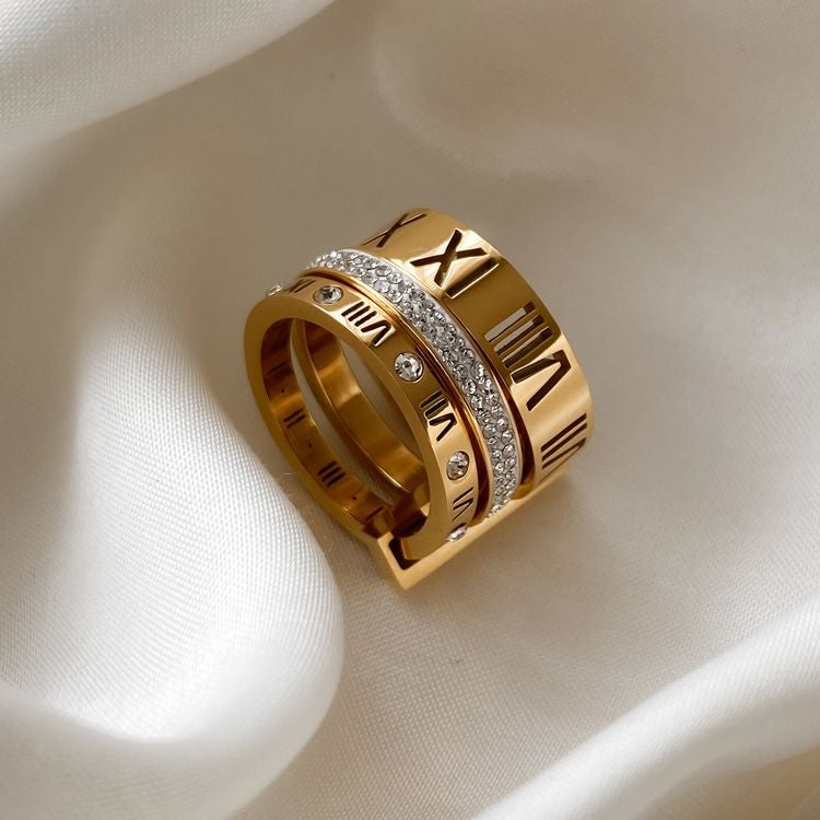 Roman Numerals Ring