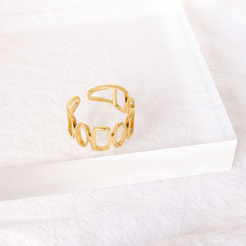 Golden Loop Ring